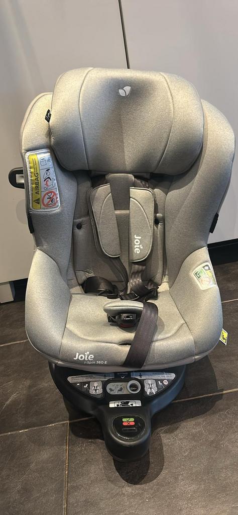 Grijze Joie i-spin 360 E tot 105cm of 18kg, Kinderen en Baby's, Autostoeltjes, Zo goed als nieuw, Overige merken, 0 t/m 18 kg