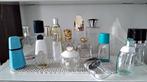 17 flacons vides : Cacharel, Dior, Lapidus, Rochas, Lancome, Collections, Bouteille de parfum, Comme neuf, Enlèvement ou Envoi
