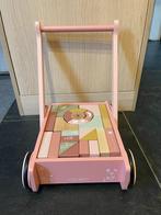 Little Dutch - Wild Flowers Trolley met blokken, Ophalen, Nieuw, Duw- of Trekspeelgoed