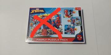 Puzzels aan 2 € stuk ( De grote zit er niet in )  Spiderman, Enlèvement ou Envoi, Comme neuf