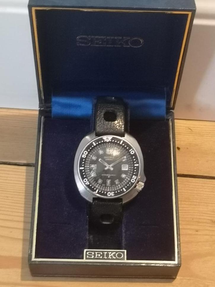 Captain Wilard automatisch vintage Seiko duikhorloge, Handtassen en Accessoires, Horloges | Antiek, Polshorloge, Seiko, Staal