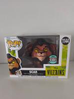 Figurine Funko pop Disney vilain scar roi lion 1144, Collections, Enlèvement