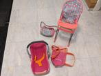 Set de jeu pour poupées : chaise pour bébé, sac à langer Max, Utilisé, Enlèvement ou Envoi