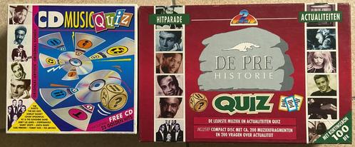 gezelschapsspel de pré hsitorie quiz en cd music quiz, Hobby en Vrije tijd, Gezelschapsspellen | Bordspellen, Zo goed als nieuw