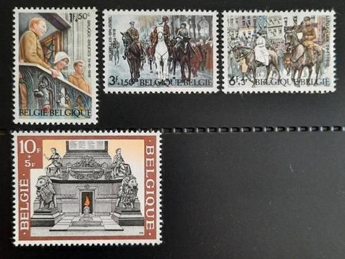 Belgique : COB 1474/77 ** Patriotique 1968., Timbres & Monnaies, Timbres | Europe | Belgique, Non oblitéré, Timbre-poste, Maison royale
