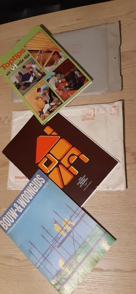 3x boek 1974 Toptips VT vrije tijd + Bruynzeel 1981 Woongids, Verzamelen, Tijdschriften, Kranten en Knipsels, Tijdschrift, 1960 tot 1980