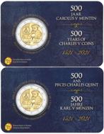 2 euros Belgique 2021 Karel V en carte monnaie, 2 euros, Enlèvement ou Envoi, Belgique