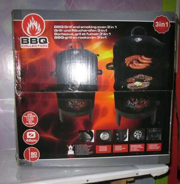 Barbecue fumoir 3 en 1. Griller, rôtir et fumer neuf emballé beschikbaar voor biedingen