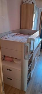 Lit mezzanine Gautier avec bureau intégré, Ophalen, Zo goed als nieuw, Hoogslaper