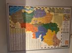 Grote landkaart De Rouck, Boeken, Atlassen en Landkaarten, Ophalen, Landkaart