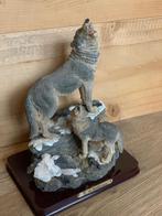 Wolvensculptuur, Ophalen of Verzenden, Gebruikt