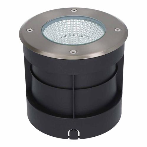 Lucie LED Grondspot RVS - Rond - 12 Watt - 3000K - 1000lm, Huis en Inrichting, Lampen | Overige, Nieuw, Ophalen