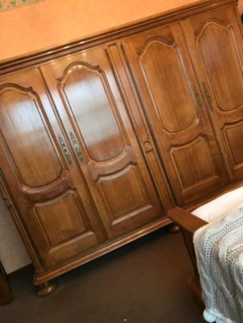 ‼️ 100% ‼️ FRANSE MASSIEVE EIKEN KLEERKAST, Huis en Inrichting, Kasten | Kleerkasten, Zo goed als nieuw, Met lade(s), Met hangruimte