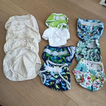 Wasbare luiers pakket overbroekjes Unuo Kiddybips Blümchen beschikbaar voor biedingen