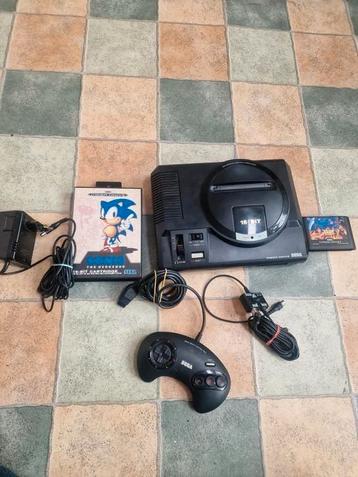SEGA Megadrive + 1 manette + 2 jeux
 beschikbaar voor biedingen