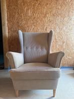 1x STRANDMON Oorfauteuil, Kelinge beige, 100 à 125 cm, Comme neuf, Enlèvement, 100 à 125 cm