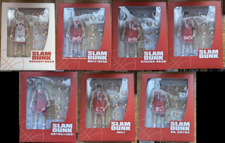 Lot Dasin Model Slam Dunk 7 figurines, Verzamelen, Beelden en Beeldjes, Zo goed als nieuw, Verzenden