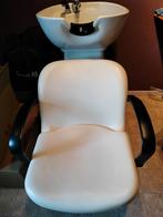 Volledige kappersstoel +wasbak, Ophalen, Gebruikt