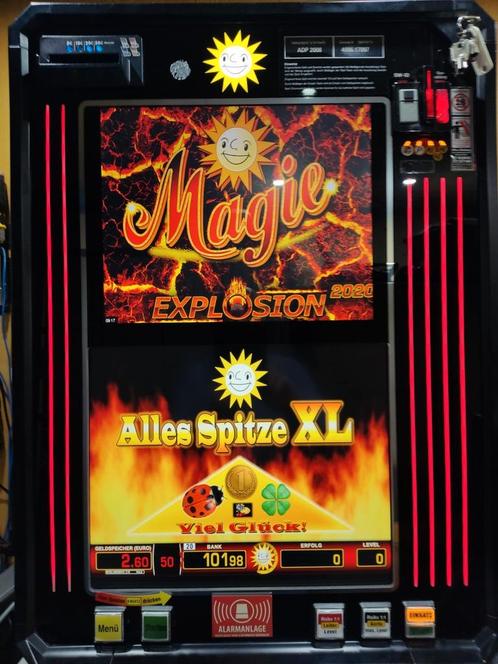 Machine à sous Merkur Slimline Casino Wand 244 jeux !, Collections, Machines | Machines à sous, Comme neuf, Euro, Avec clés, Enlèvement