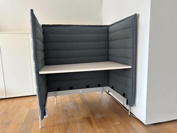 Vitra Alcove Plus Desk grijs/blauw beschikbaar voor biedingen