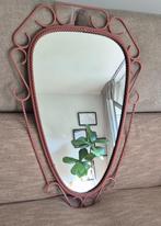 Vintage spiegel roze 45x70cm, Huis en Inrichting, Woonaccessoires | Spiegels, Ophalen, Minder dan 50 cm, Gebruikt, Minder dan 100 cm