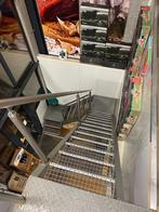 Trap industrieel stalen, Doe-het-zelf en Bouw, Ladders en Trappen, Ophalen, Gebruikt, Trap, 4 meter of meer