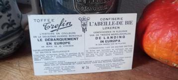 Lot de 25 chromo Débarquement de Normandiechocolat Trefin beschikbaar voor biedingen