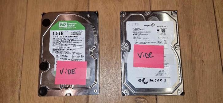 Disque Dur Sata 1,5 Tb, Computers en Software, Harde schijven, Zo goed als nieuw, SATA, Ophalen of Verzenden