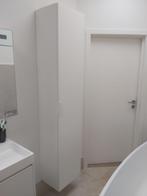Hoge witte badkamerkast Godmorgon Ikea, Ophalen, (Half)hoge kast, Minder dan 50 cm, Zo goed als nieuw