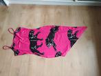 Roze jurk zwarte panters, Kleding | Dames, Nieuw, Ophalen of Verzenden, Roze, Maat 36 (S)