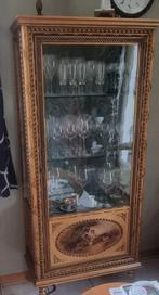 Vitrine en acajou & bronze Consulter style Louis XV