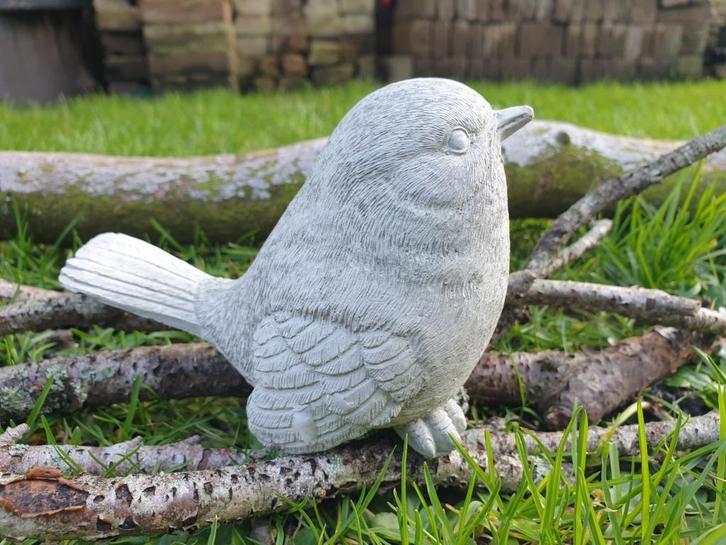 mus tuinbeeld , vogel , tuindecoratie, Tuin en Terras, Tuinwanddecoratie, Nieuw, Ophalen of Verzenden