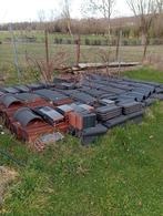 Tradiva dakpannen mat antraciet, Doe-het-zelf en Bouw, Dakpannen en Dakbedekking, Ophalen, Steen of Klei, Zwart, Nieuw