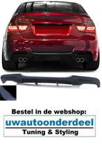 Diffuser Glans Zwart 4 x Uitlaat Voor Bmw 3 serie E90 E91 M, Envoi