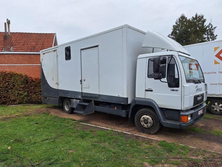 paardenvrachtwagen, Animaux & Accessoires, Chevaux & Poneys | Semi-remorques & Remorques, Utilisé, Remorque 3 chevaux, Autres matériaux