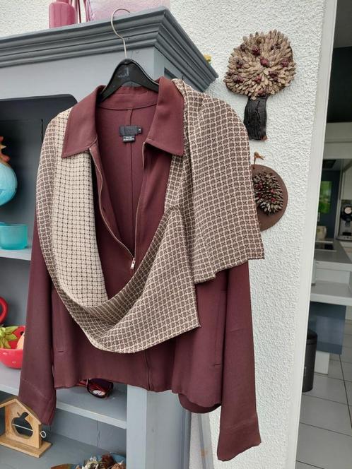 BLOUSON SOIE & ECHARPE, Kleding | Dames, Jassen | Zomer, Zo goed als nieuw, Maat 38/40 (M), Overige kleuren, Ophalen