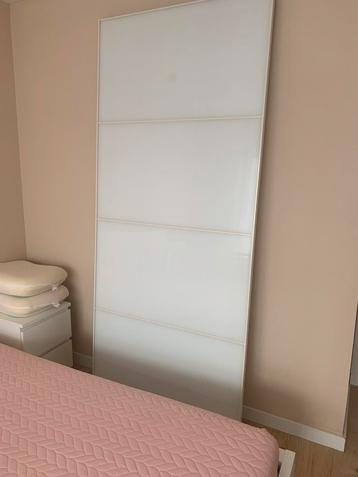 Ikea pax kledingkast, Huis en Inrichting, Kasten | Kleerkasten, Ophalen, Zo goed als nieuw, Glas