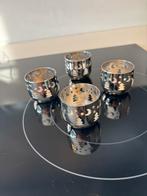 Kleine verzilverde theelichthoudertjes, Enlèvement, Comme neuf