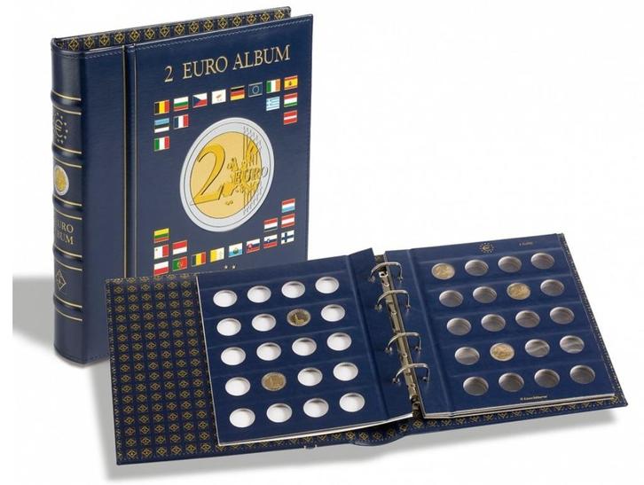 Leuchtturm Vista Album voor 2 euro, Postzegels en Munten, Munten | Europa | Euromunten, 2 euro, Ophalen of Verzenden