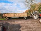 Platte 4 wiel wagen, Ophalen