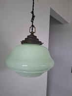 Lampe suspendue art déco en opaline, Maison & Meubles, Enlèvement