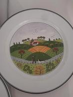 3 assiettes villeroy et boch décor naïf, Maison & Meubles