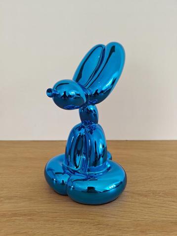 Jeff Koons - Chien en ballon assis - Bleu