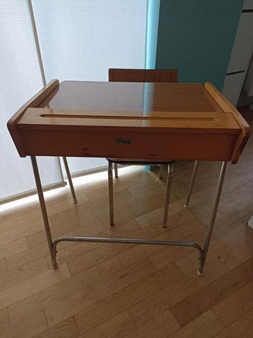 TORCK bureautje klein bureau met stoel jaren 60 vintage