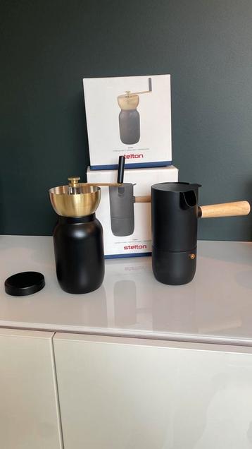 Ensemble moulin à café et machine à expresso Stelton, Electroménager, Enlèvement, Neuf