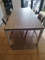 Krasvrije Tafel + 4 eetkamer stoelen + dressoir, Huis en Inrichting, Ophalen, Gebruikt