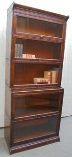 Antieke Engelse boekenkast  vitrinekast, Ophalen of Verzenden