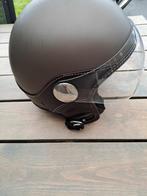 Motorhelm met leer ! LS Maat XL, Motoren, Jethelm, XL, Tweedehands