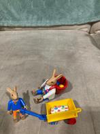 Playmobil paashaasjes met kruiwagen en eitjes, Kinderen en Baby's, Ophalen of Verzenden, Gebruikt, Complete set