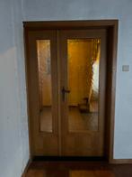 4 portes authentiques avec verre vintage, Comme neuf, Enlèvement, Verre